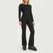Fera women's Kelly Pant in Black, full outfit on model.