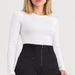 Fera women's Kelly Pant in Black, close-up showing fabric and design.