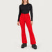 Fera women's Kelly Pant in Red, full outfit on model.