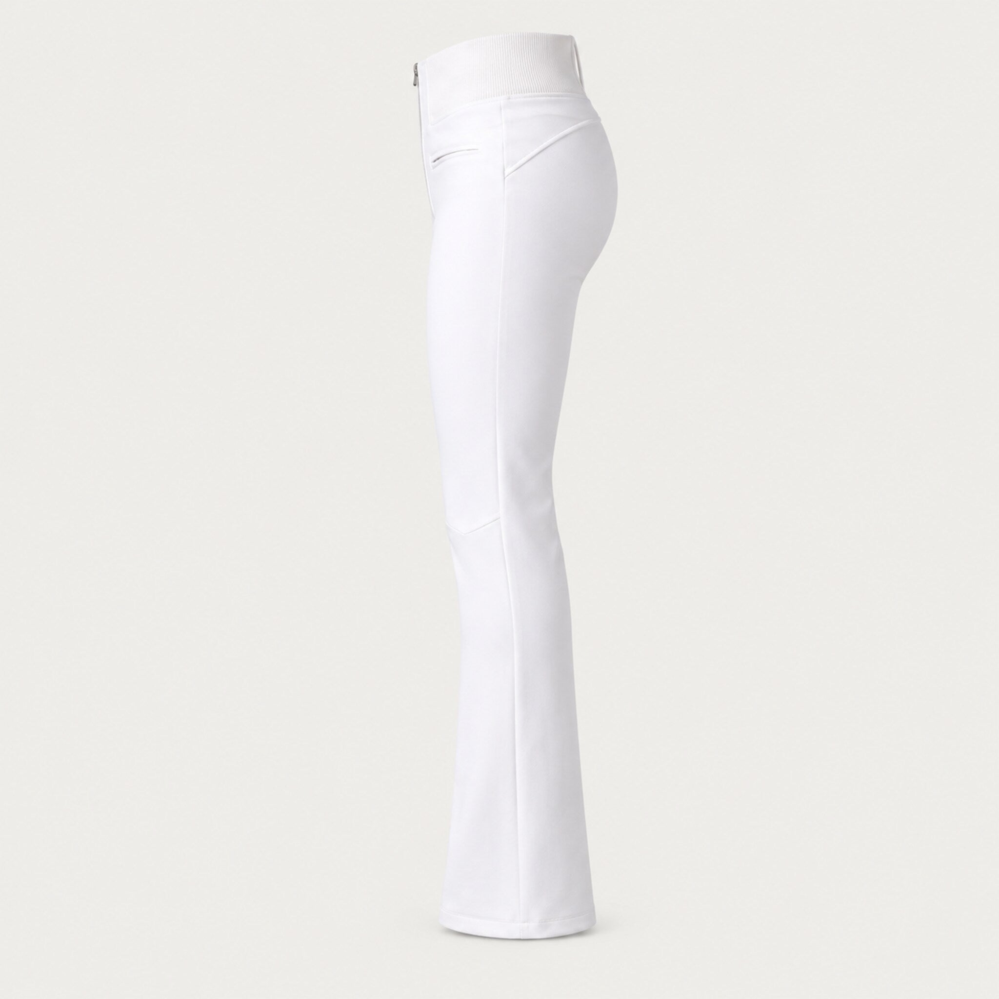 Fera women's Kelly Pant in White, side view.