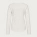 Fera women's Martini Run Tee in Ivory, back view.