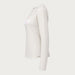 Fera women's Martini Run Tee in Ivory, side view.