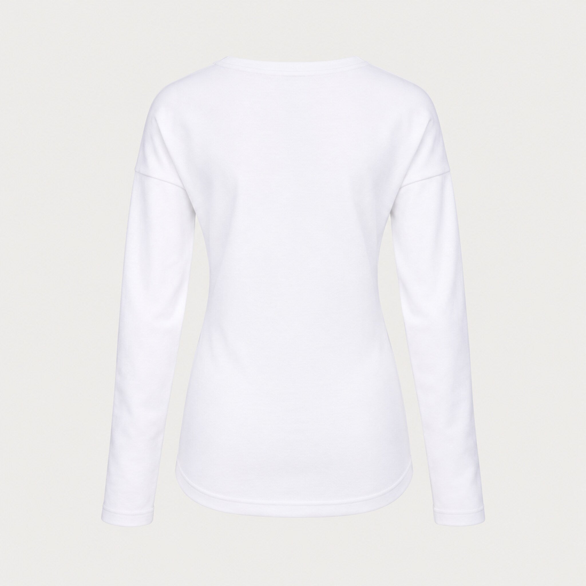 Fera women's Martini Run Tee in White, back view.
