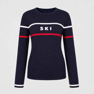 Fera women's Podium Sweater in Indigo, product front