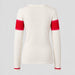 Fera womens Podium Sweater in White, product back.