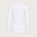 Fera women's Shades of Apres Tee in White, back view.