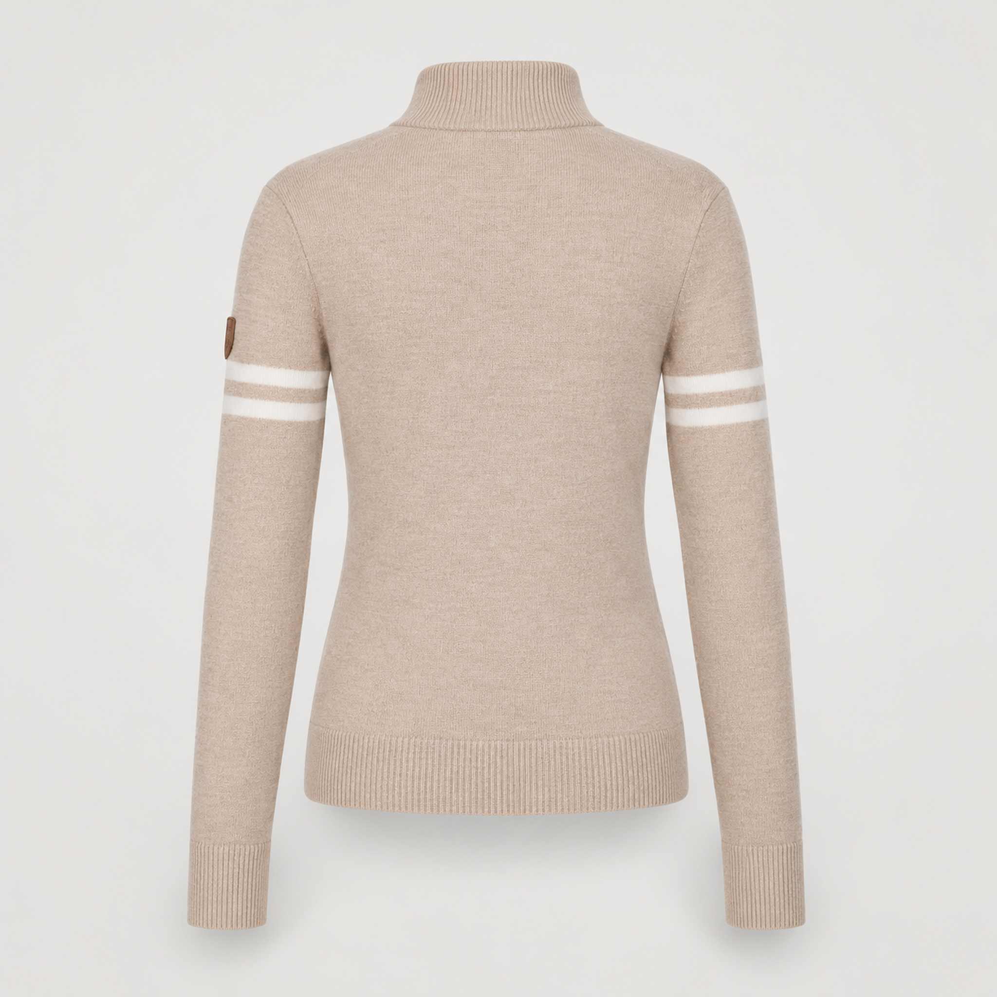 Fera women's Snow Sweater in Latte, product back