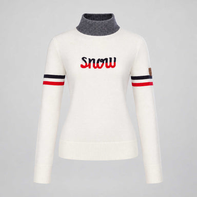 Fera women's Snow Sweater in White, product front