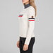 Fera women's Snow Sweater in White, model side