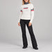 Fera women's Snow Sweater in White, model outfit