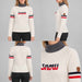 Fera women's Snow Sweater in White, model close up