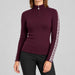Fera womens Tina Sweater Aubergine, model outfit.