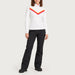 Fera women's Velocity Half Zip in White, full outfit on model.