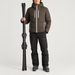 Fusalp Eflon men's ski jacket in Marron Glacé – model far outfit view