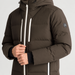 Fusalp Eflon men's ski jacket in Marron Glacé – model detail view