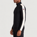 Fusalp men's Alpille IV Midlayer in Black, side view on model.