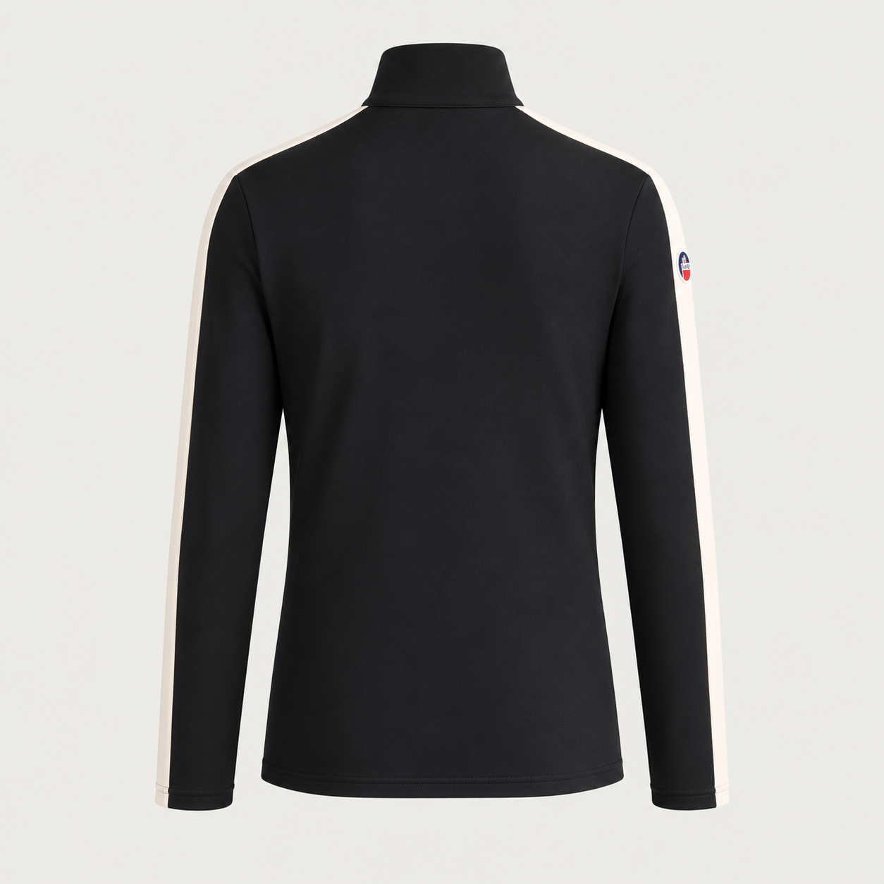 Fusalp men's Alpille IV Midlayer in Black, back product view.