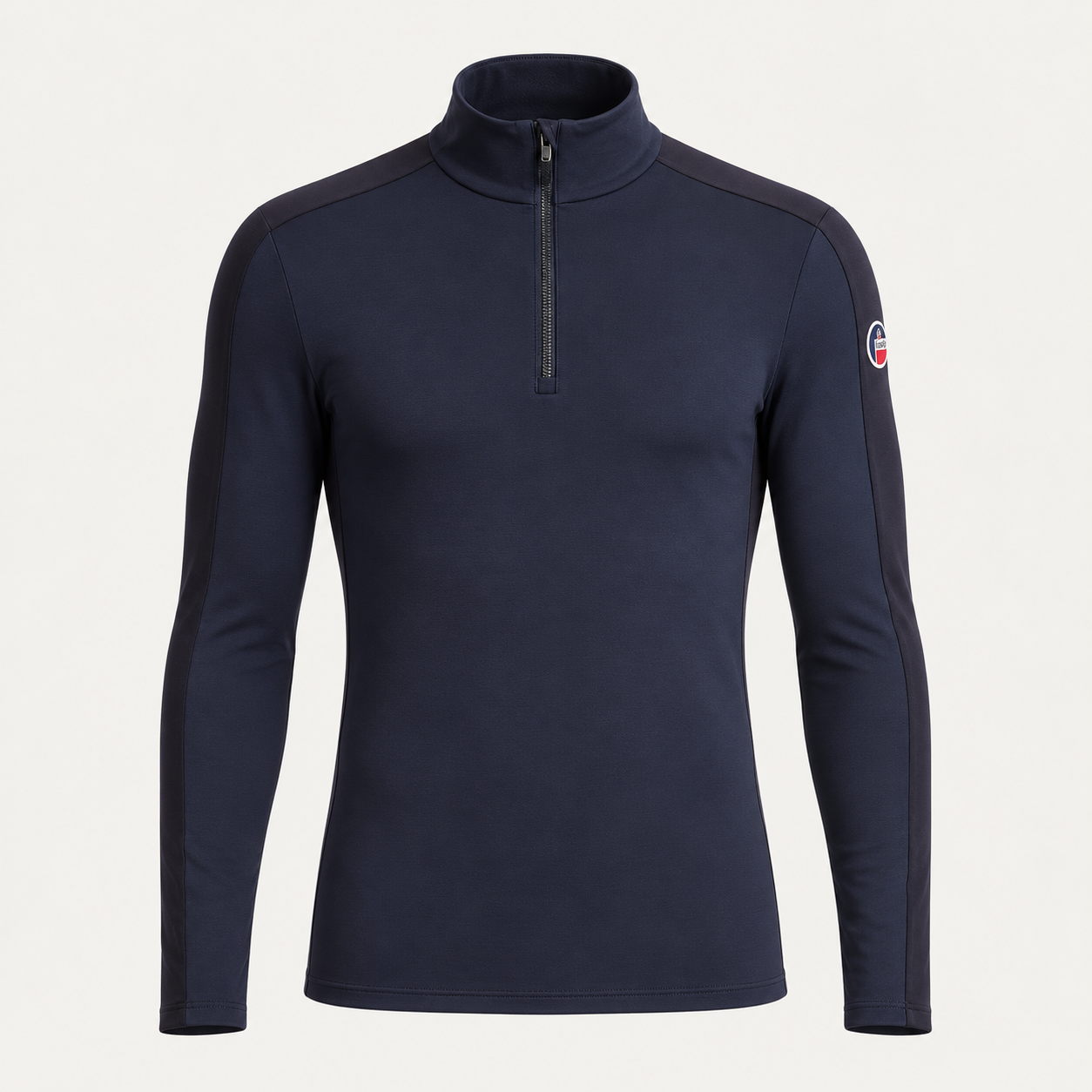Fusalp men's Alpille IV Midlayer in Navy, front product view.