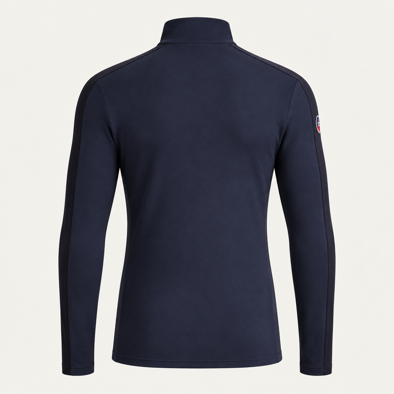 Fusalp men's Alpille IV Midlayer in Navy, back product view.