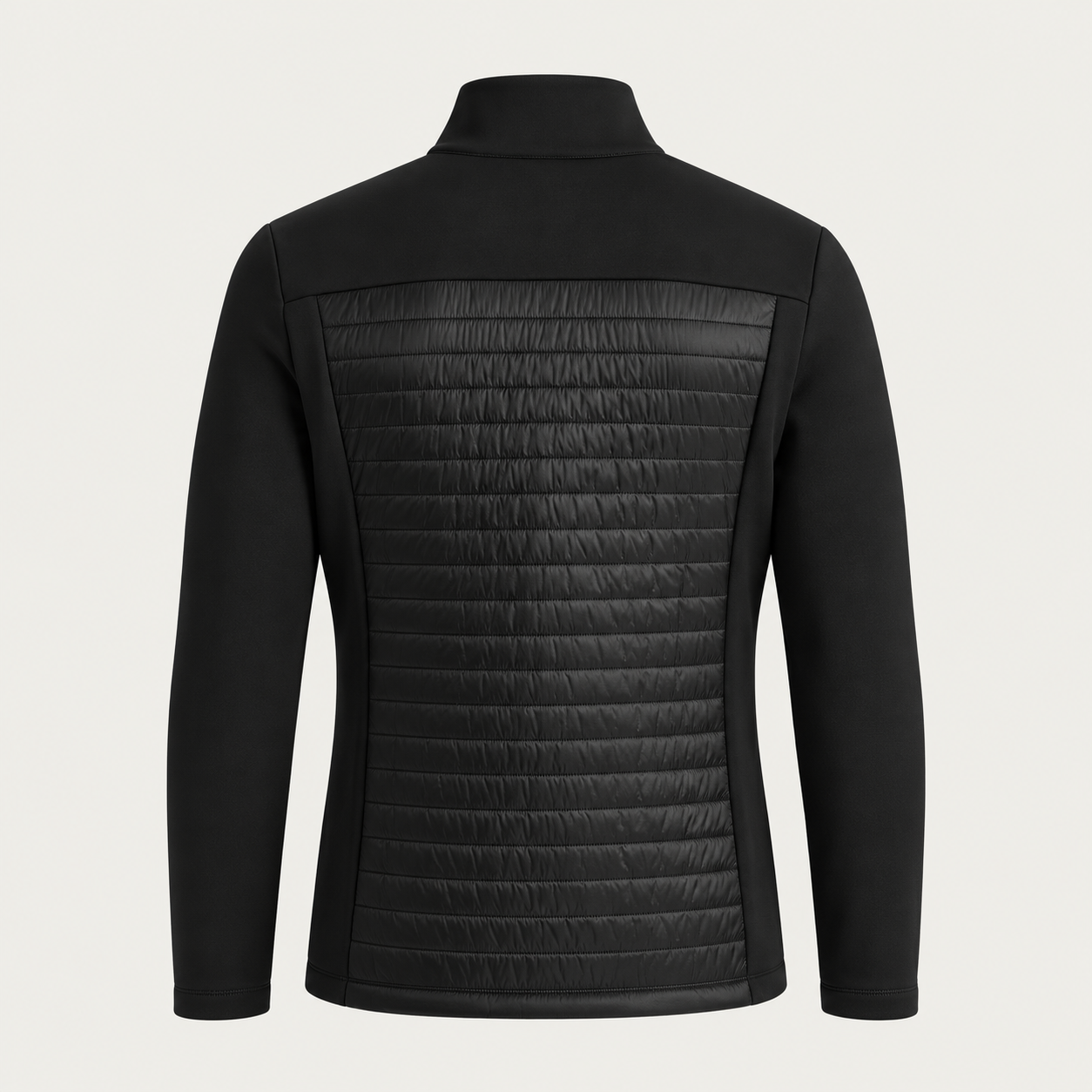 Fusalp men's Aspon II Midlayer in Black, back product view.