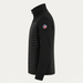 Fusalp men's Aspon II Midlayer in Black, side product view.