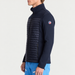 Fusalp men's Aspon II Midlayer in Navy, side view on model.