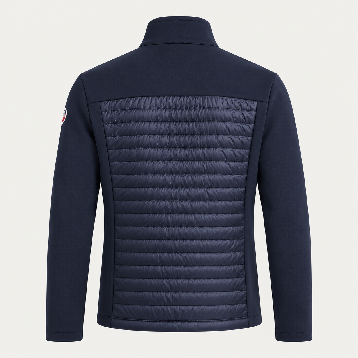 Fusalp men's Aspon II Midlayer in Navy, back product view.