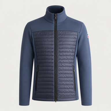 Fusalp men's Aspon II Midlayer in Sea Blue, front product view.