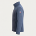 Fusalp men's Aspon II Midlayer in Sea Blue, side product view.