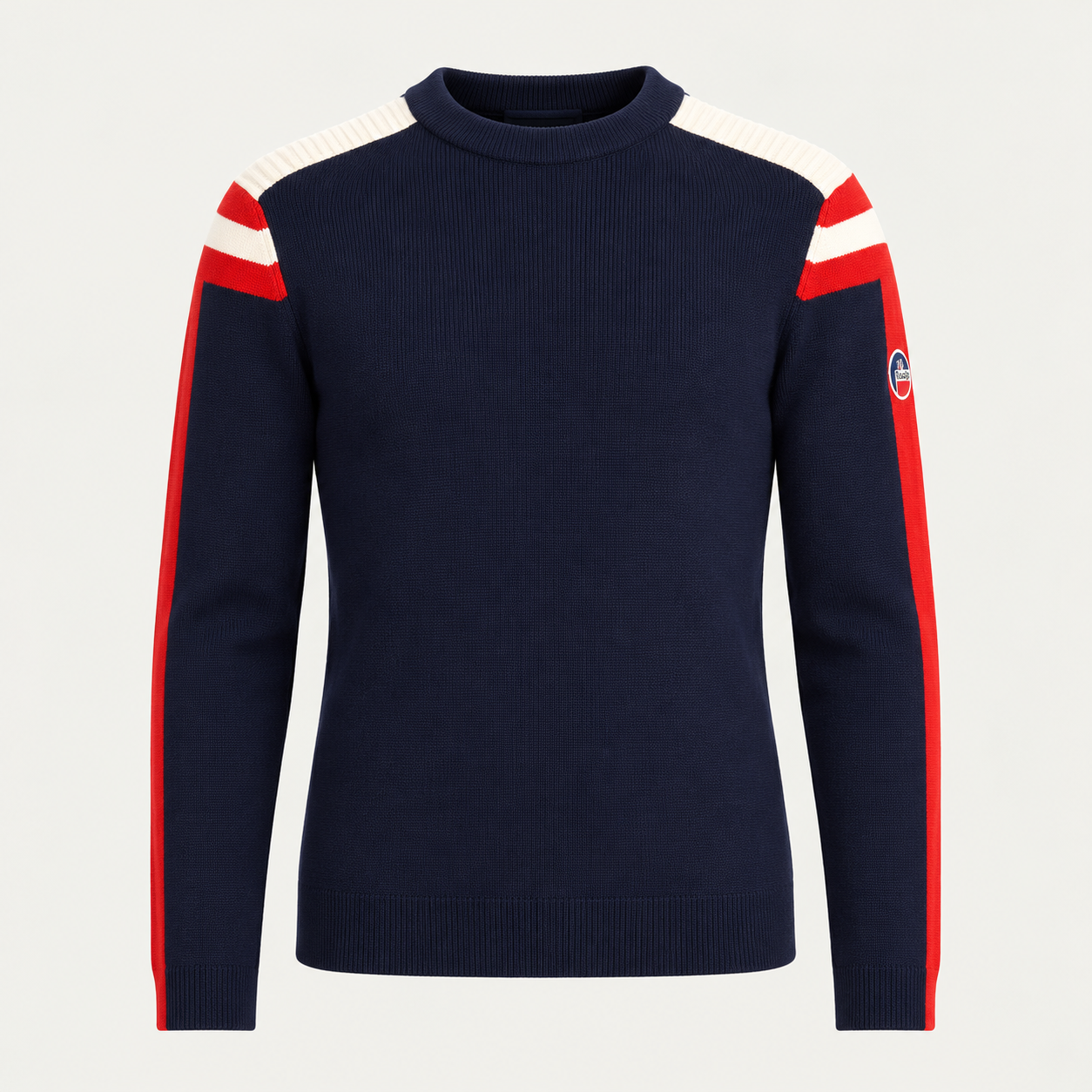 Fusalp men's Astion Sweater in Marin, front product view.