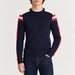 Fusalp men's Astion Sweater in Marin, front view on model.
