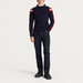Fusalp men's Astion Sweater in Marin, full outfit on model.
