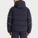 Fusalp men's Atila Graphic Ski Jacket in Navy, back view on model.