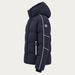 Fusalp men's Atila Graphic Ski Jacket in Navy, side product view.