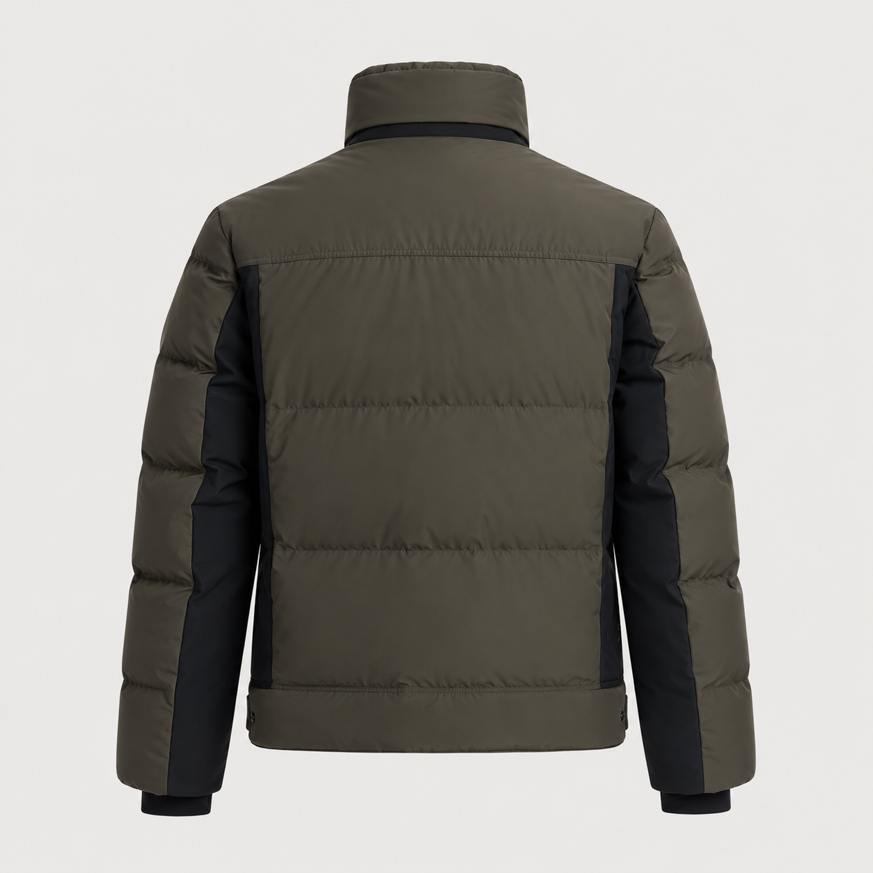 Fusalp men's Carlo Ski Jacket in Grove/Black, back product view.