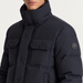 Fusalp men's Carlo Ski Jacket in Marin, close-up of fabric and design.