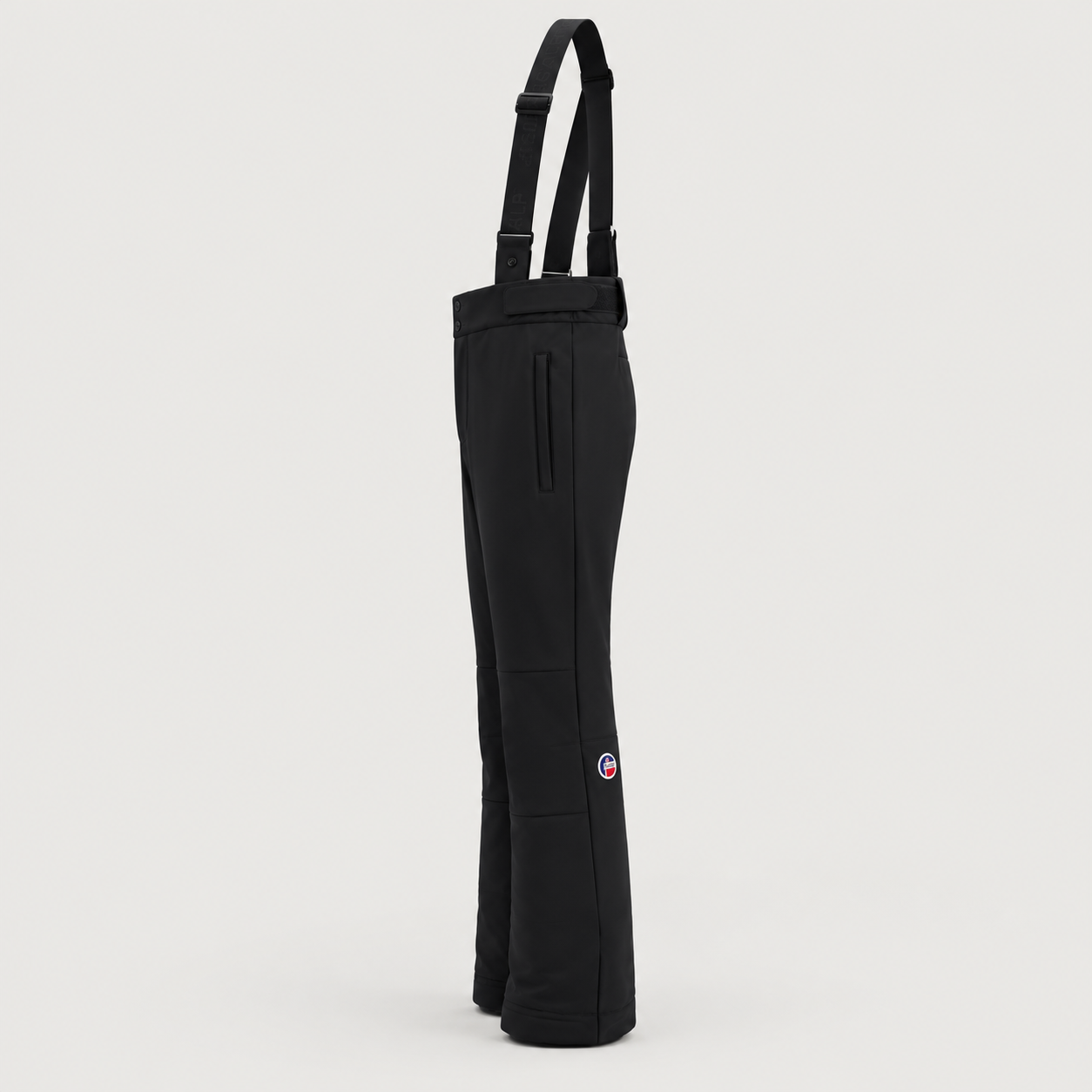 Fusalp men's Franz IV Ski Pants in Black, side product view.