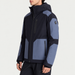 Fusalp men's Lirsan Ski Jacket in Black/Grey Sea, side view on model.