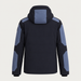 Fusalp men's Lirsan Ski Jacket in Black/Grey Sea, back product view.
