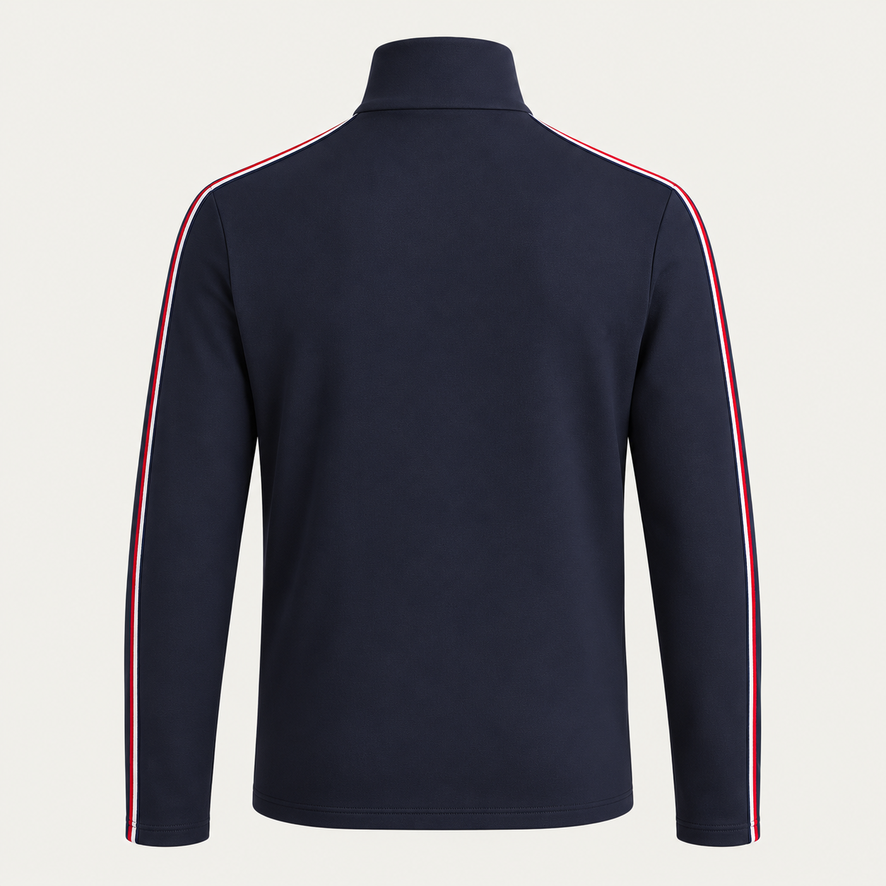 Fusalp men's Mario III Midlayer in Navy, back product view.