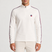 Fusalp men's Mario III Midlayer in White, front view on model.