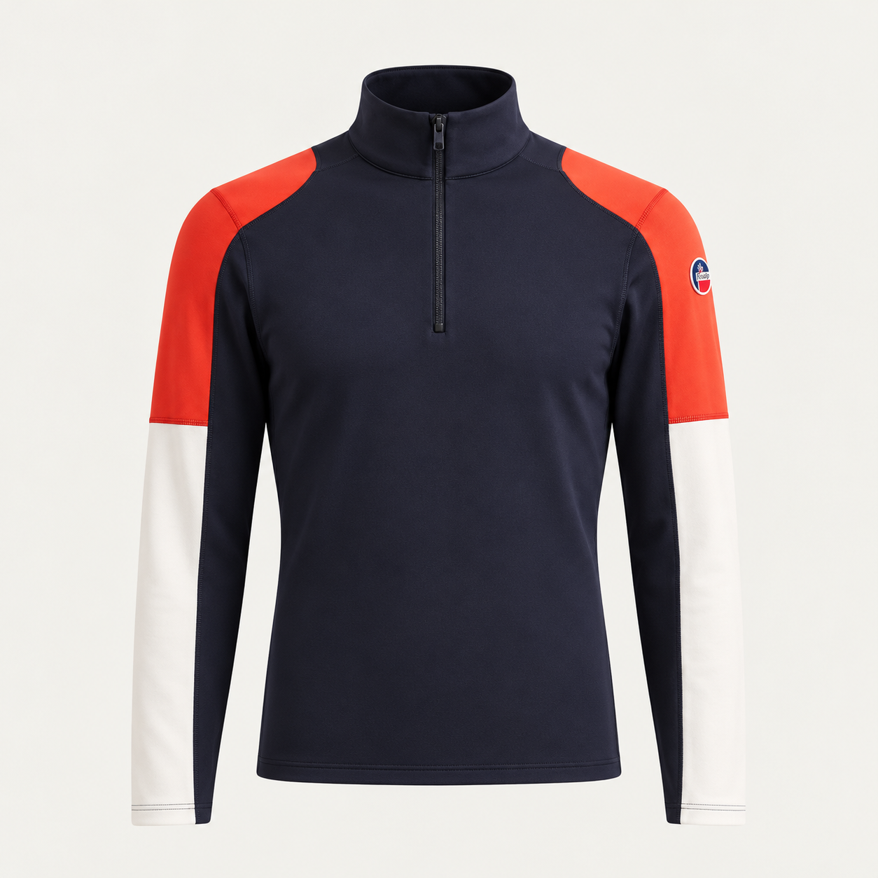 Fusalp men's Pravio Midlayer in Navy, front product view.
