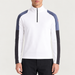 Fusalp men's Pravio Midlayer in White, front view on model.