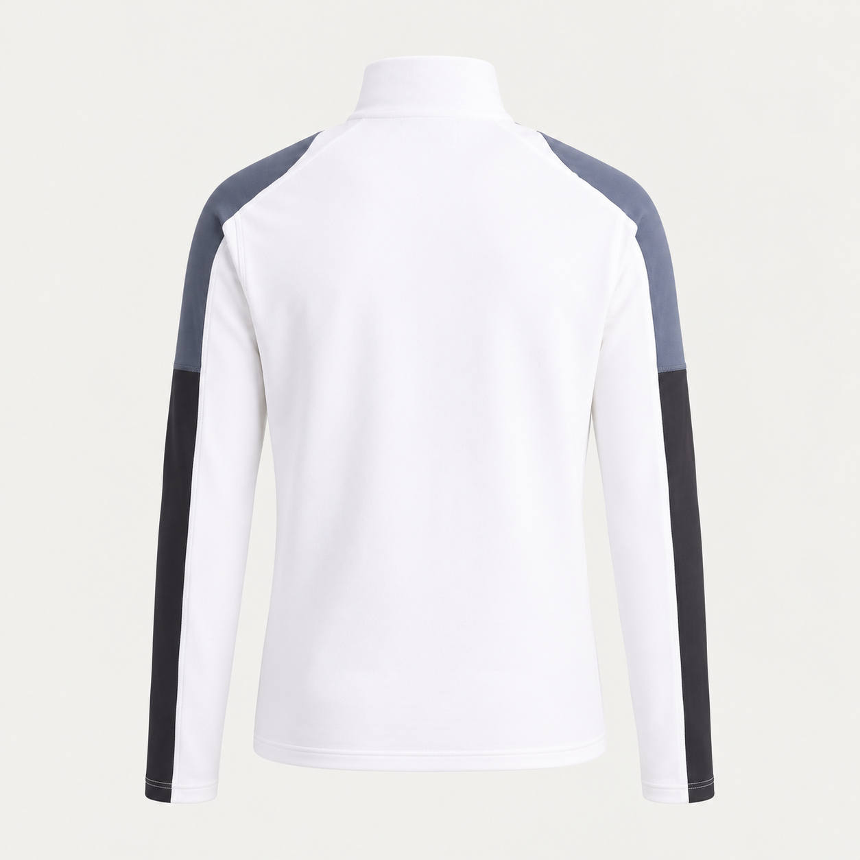 Fusalp men's Pravio Midlayer in White, back product view.