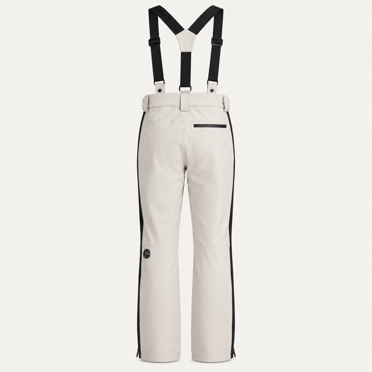 Fusalp men's Ranger Ski Pants in Mastic, back product view.