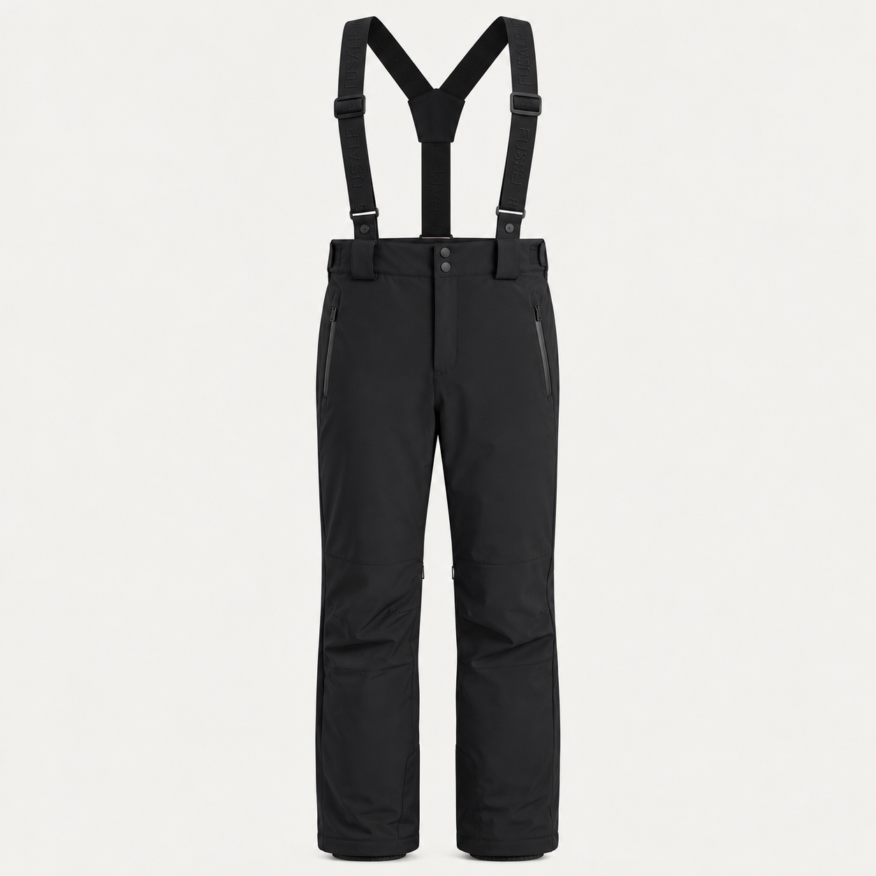 Fusalp men's Ranger Ski Pants in Noir, front product view.