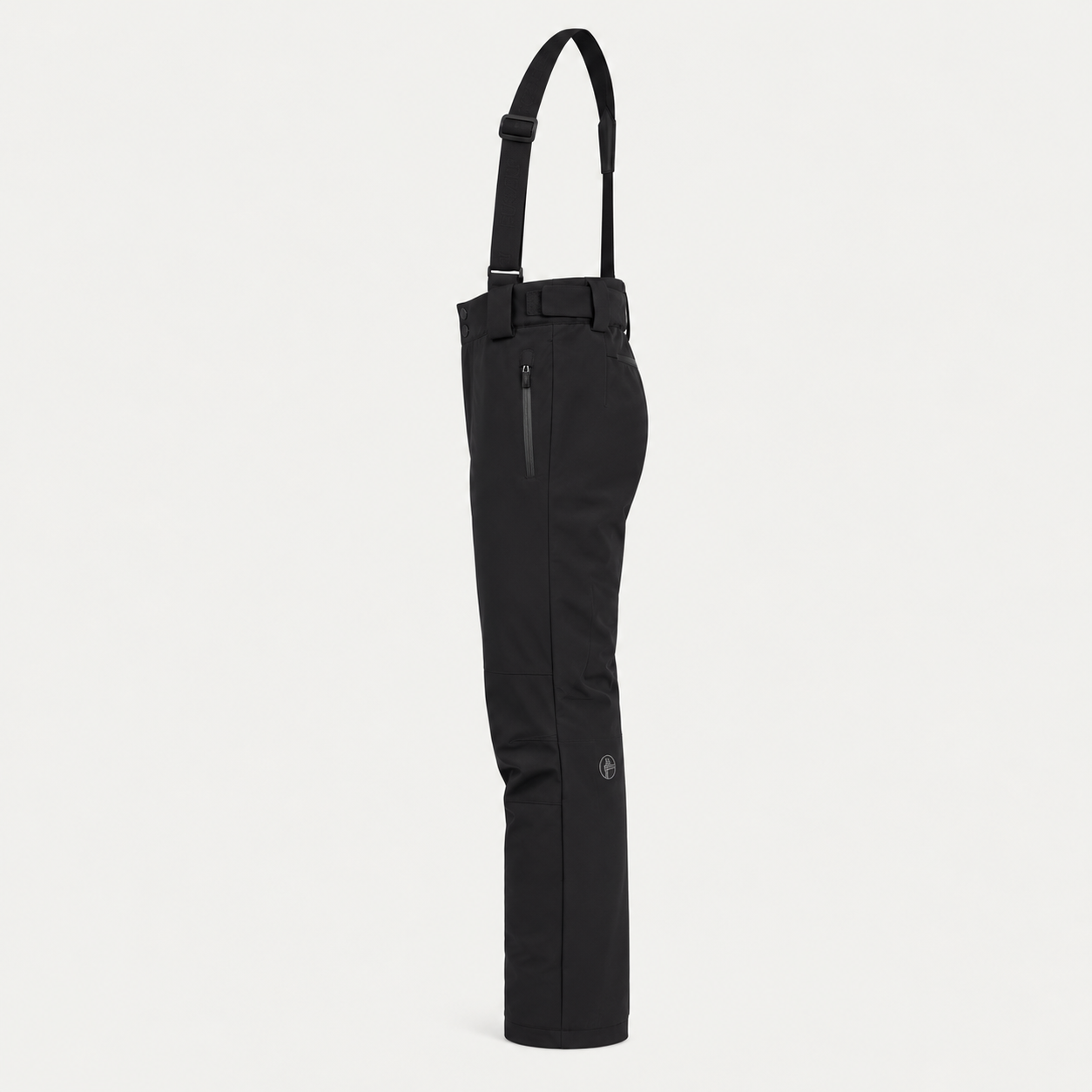 Fusalp men's Ranger Ski Pants in Noir, side product view.