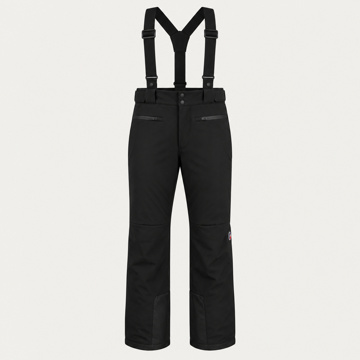 Fusalp men's Tomaso Ski Pants in Black, front product view.