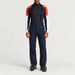 Fusalp men's Tomaso Ski Pants in Navy, full outfit on model.