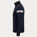 Fusalp men's Wengen IV Sweater in Navy, side product view.